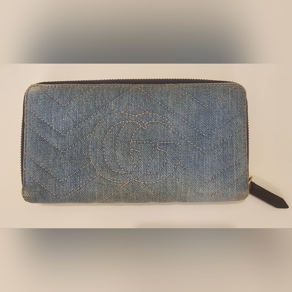 GUCCI Long Wallet with Pearl Embellishments - Picture 3 of 14
